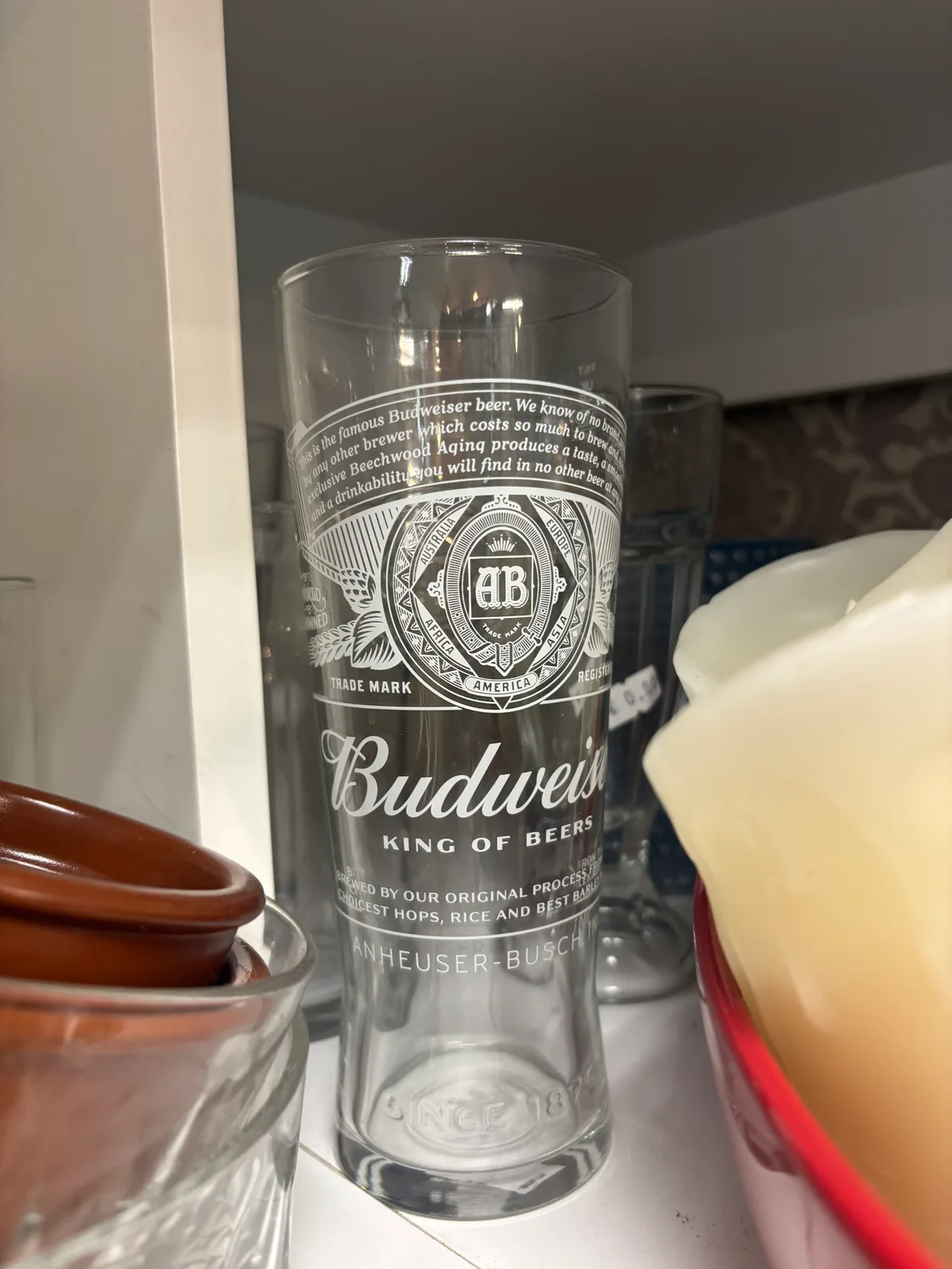 Budweiser alus kauss.  in Sigulda