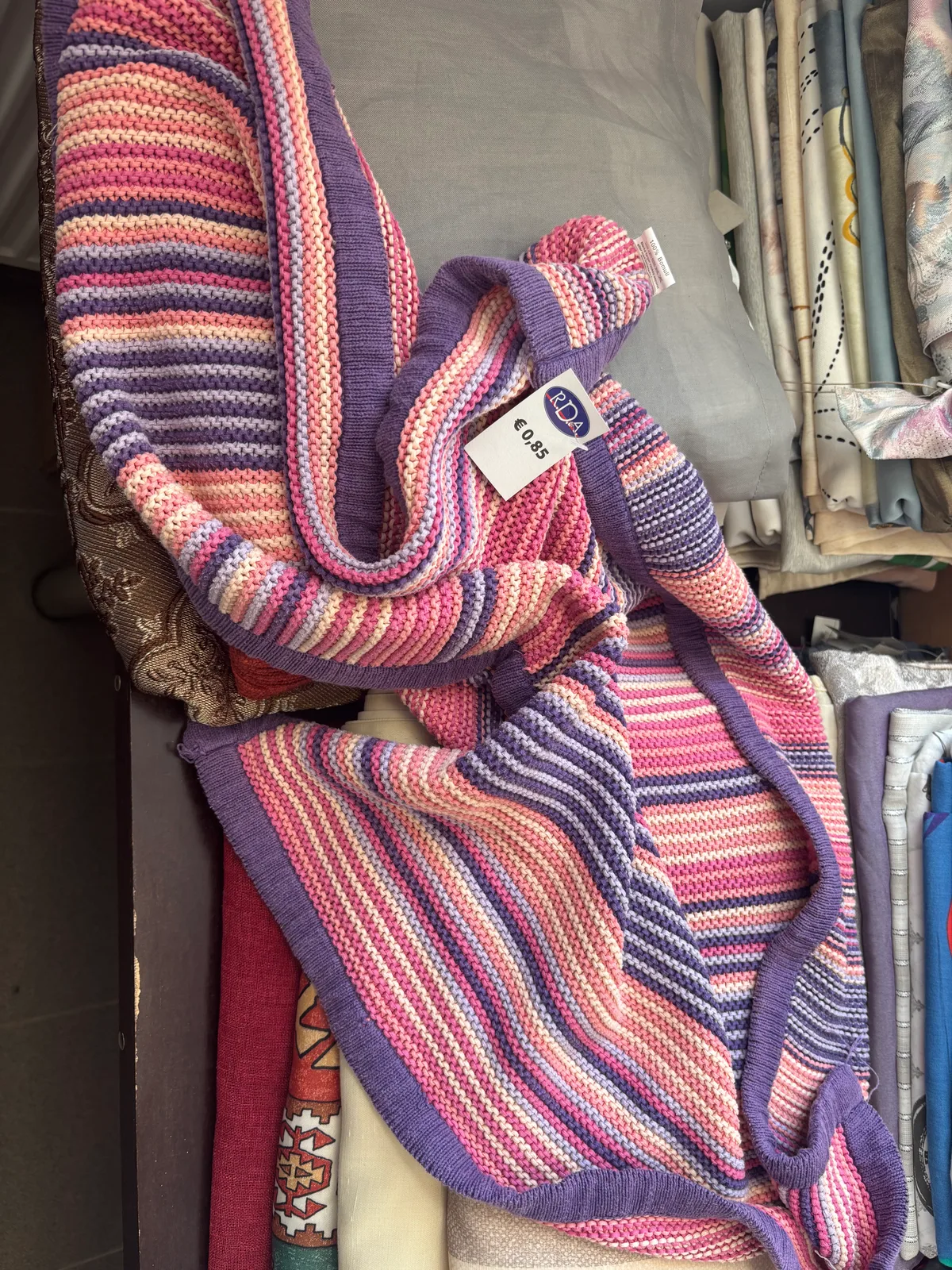 Pasakaina vijīga zīdaiņa sedziņa 🧡💜💙 in Sigulda