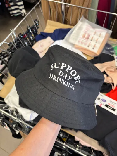 Support day drinking panamas cepure ar visām birkām, ja g...