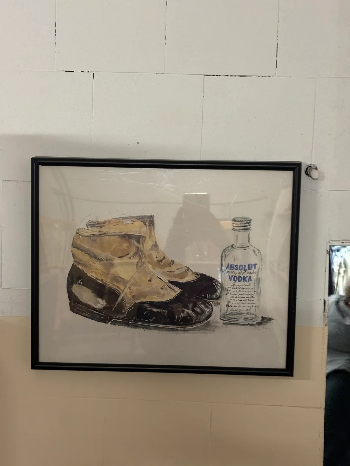 Glezna bāram vai dzeramskapim ar Absolut product placement. 

BENGT A. PERSSON in Sigulda